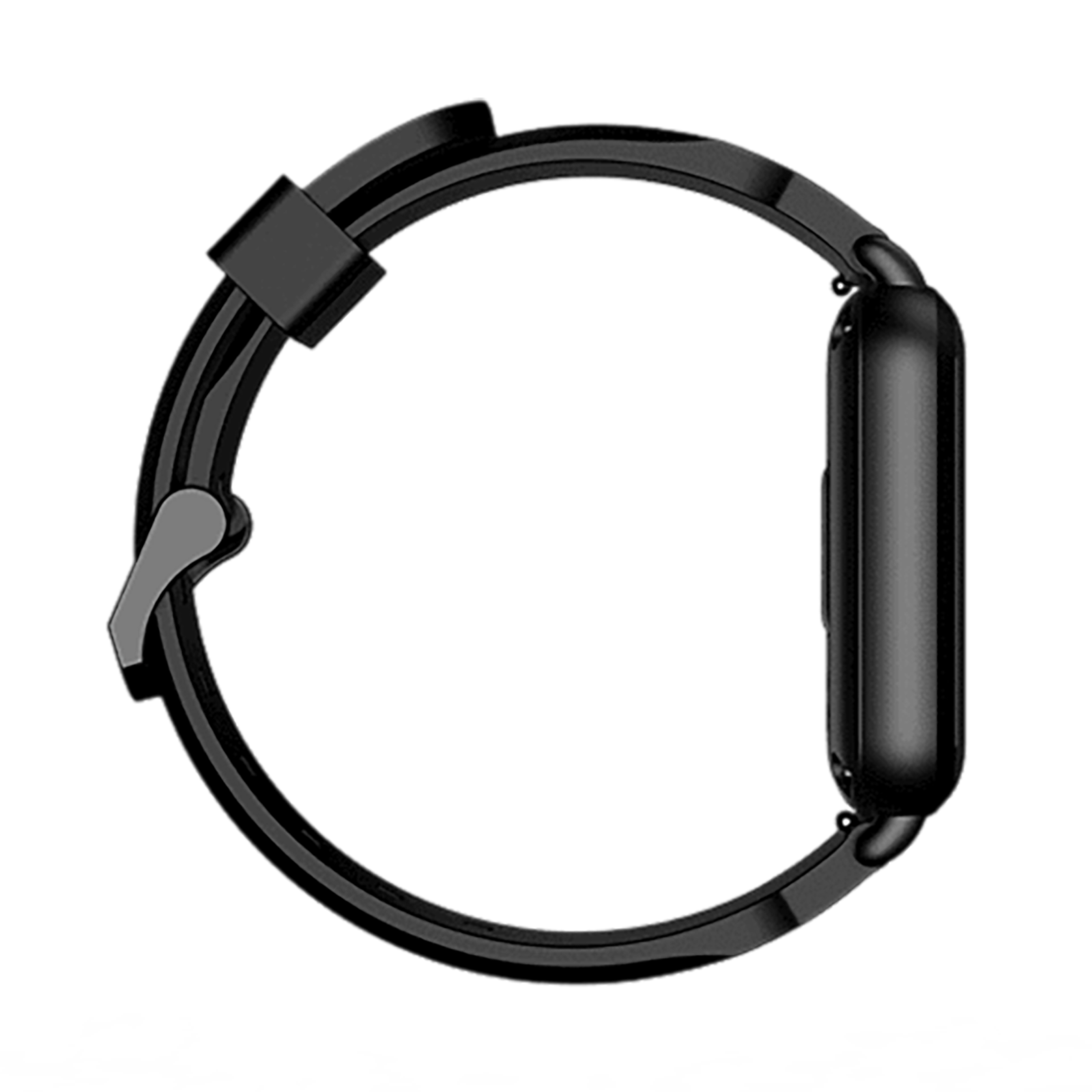 noise colorfit nav smartwatch with inbuilt gps stealth black